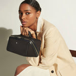 Black Panorama Wash Bag by Montblanc.