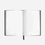 Open View of Sartorial Leather Medium Notebook with Blank Pages by Montblanc.