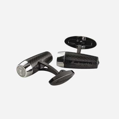 1912 Black Cufflinks from Montegrappa Italia.