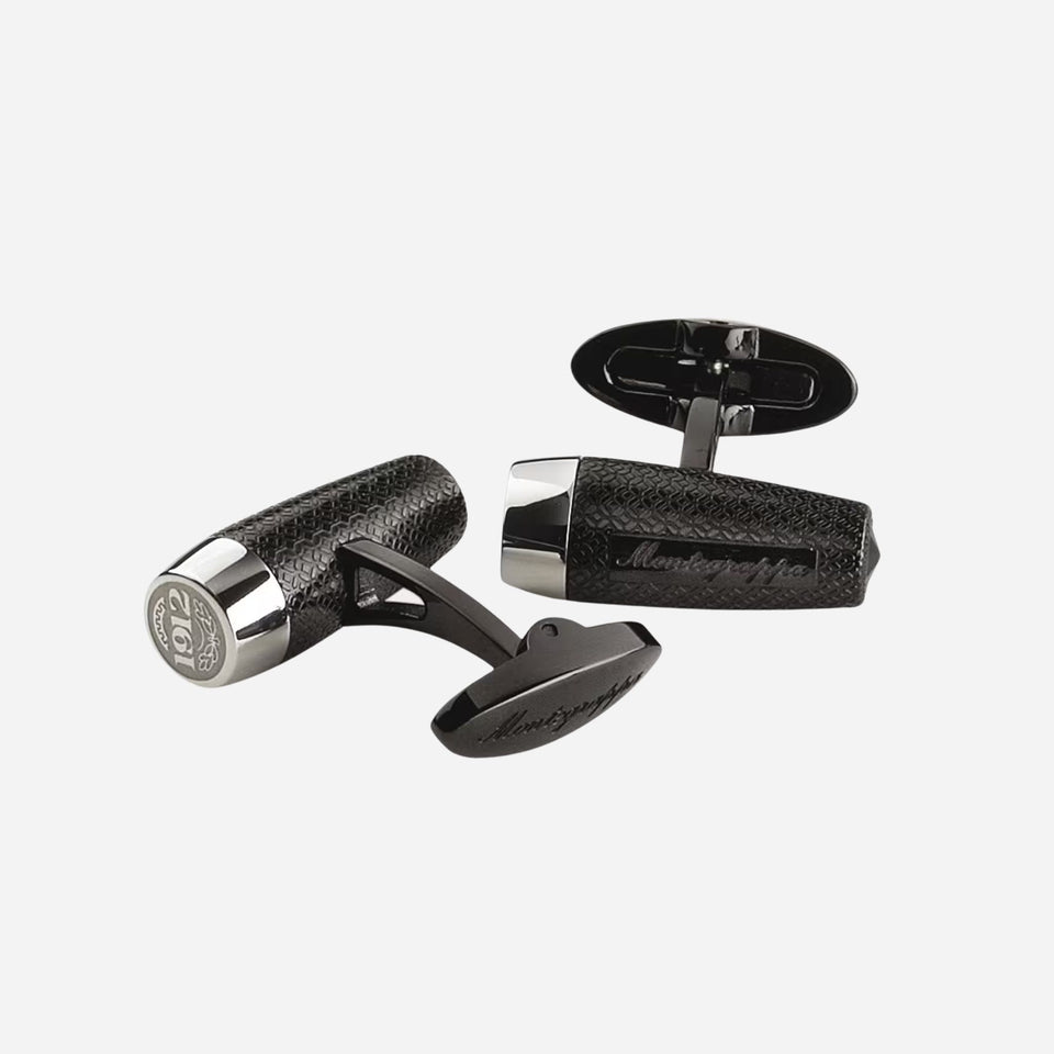 1912 Black Cufflinks from Montegrappa Italia.