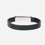 Paul Smith Signature Buckle Men's Leather Bracelet back view.