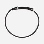 Top view of Paul Smith Signature Buckle Men's Leather Bracelet