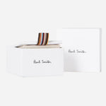 Paul Smith Signature Stripe Edge Round Logo Cufflinks