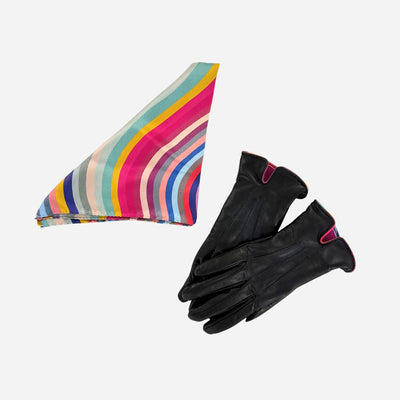 Swirl Gloves and Neckerchief Gift Set from Paul Smith.