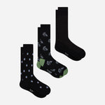 3-Pack Cotton Blend Novelty Socks by Paul Smith 