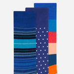 Paul Smith 3-Pack Seasonal Blue Socks