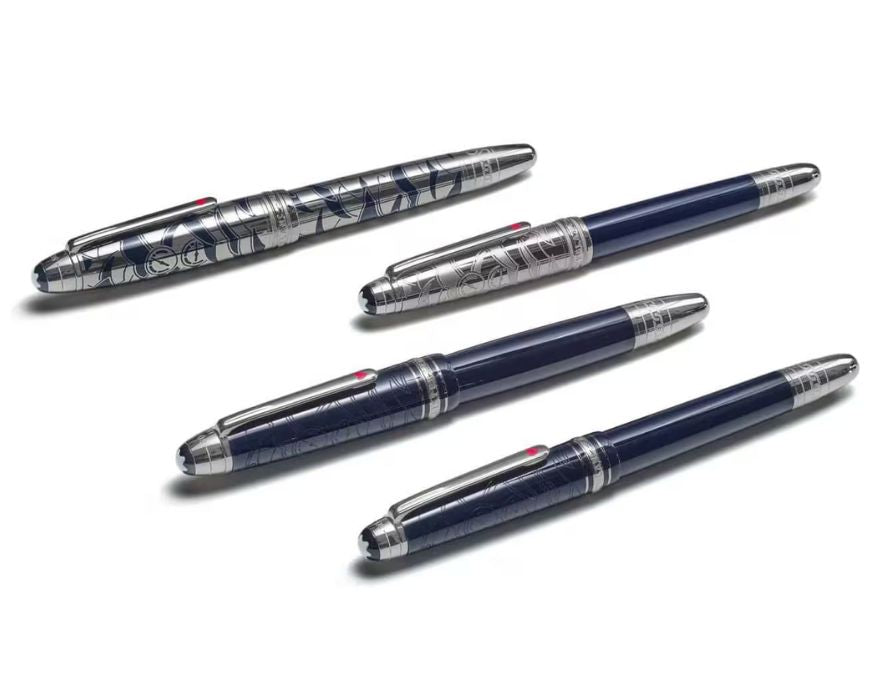 LAMY Swift Lagoon Blue SE 2025 Rollerball Pen and Pen Pouch Set