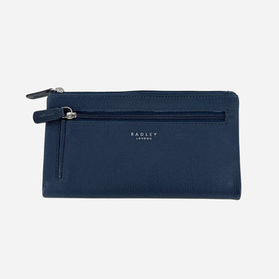 Larkswood Bifold Matinee Ink Leather Large Purse by Radley.