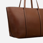 Close Up of The Weekly Cognac Leather Large Tote Bag by Radley.