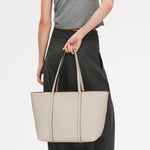 Model Shot of The Weekly Salt Leather Large Tote Bag by Radley.