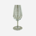 Crystal Stemmed 'Dad's Whisky' Engraved Scotch Glass from Royal Scot.