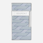 S.T. Dupont Paris Biggy Monogram 1872 Light Gray Lacquered Lighter.