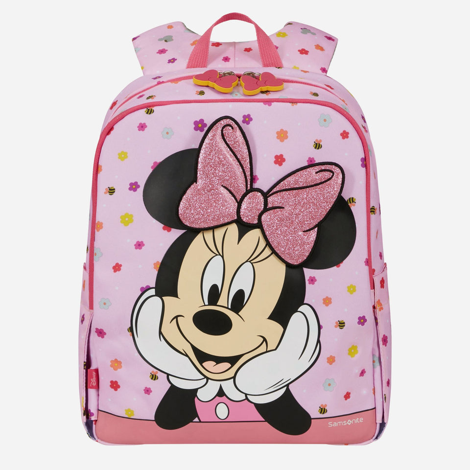 Daydream Disney Kids Minnie Mouse Pink Flower Power Backpack from Samsonite.