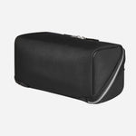 Side View of Black Panorama Wash Bag by Montblanc.