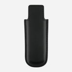 Back View of S.T Dupont Paris Black eather Lighter Case.