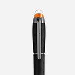 Close up of StarWalker Extreme Precious Resin Fineliner by Montblanc.