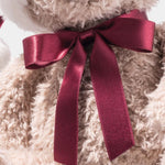 Red Bow on Jimmy the Christmas Teddy Bear from Steiff.
