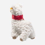 Back View of Leandro the Christmas Llama plush from Steiff.