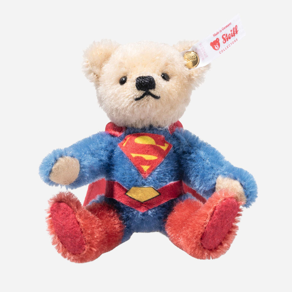 Limited Edition Superman Mini Teddy Bear from Steiff.