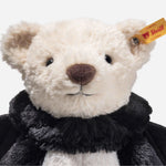 Close up of Mr Bat Teddy Bear from Steiff.