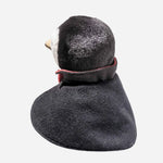 Back View of Nibble The Vampire Penguin by Steiff.