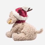 Back View of Rudy the Christmas Dog from Steiff.
