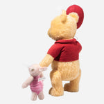 Back View of Steiff Limited Edition 100th Anniversary Winnie the Pooh and Piglet