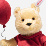 Close up of Steiff Limited Edition 100th Anniversary Winnie the Pooh and Piglet