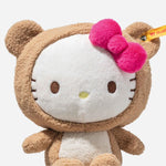 Close up of Hello Kitty in a Teddy Bear Costume 20cm from Steiff.