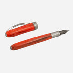 Open View of Rembrandt-S Orange Fountain Pen  by Visconti.