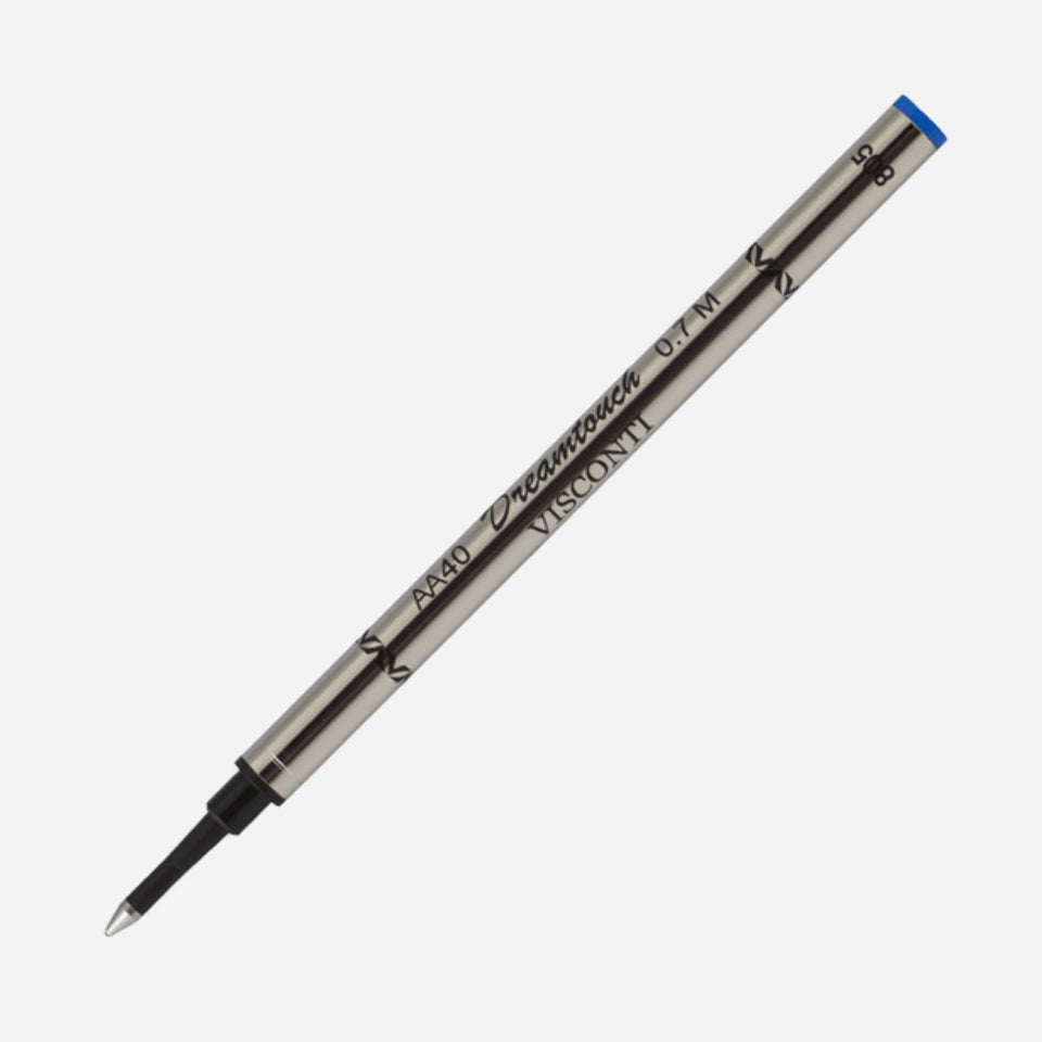 Dreamtouch Rollerball Ceramic Refill in Blue 0.7 from Visconti.