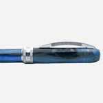 Close up of Rembrandt-S Blue Fountain Pen by Visconti.