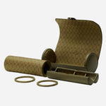 Hidden Capsule Inside Earth Triple Watch Roll from WOLF's 190th anniversary collection.