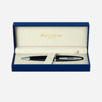 Waterman Carene Black Lacquer Ballpoint Pen with Chrome Trim