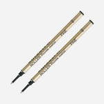 Fine Black Rollerball Pen Refills x 2 by Waterman.