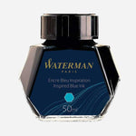 Inspired Blue Ink Bottle 50ml by Waterman.