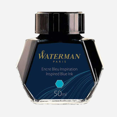 Inspired Blue Ink Bottle 50ml by Waterman.
