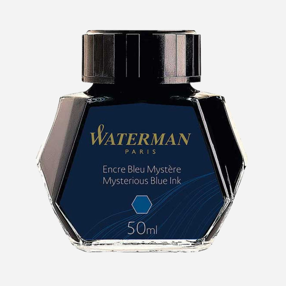 Mysterious Blue Ink Bottle 50ml by Waterman.