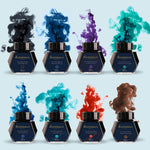 Colour Variations of Serenity Blue Ink Bottle 50ml by Waterman.