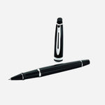 Expert Black Lacquer Rollerball Pen with Chrome Trim by Waterman.