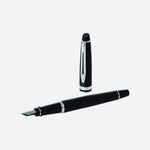 Waterman Expert Matte Black Fountain Pen with Chrome Trim