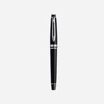 Expert Matte Black Lacquer Rollerball Pen with Chrome Trim  by Waterman.