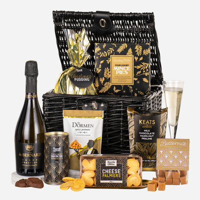 Wheelers Luxury Hampers Seasons Greetings Basket- Alcoholic Christmas Hampers for gifting.