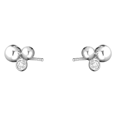 georg jensen moonlight grapes 0 07 ct sterling silver earrings