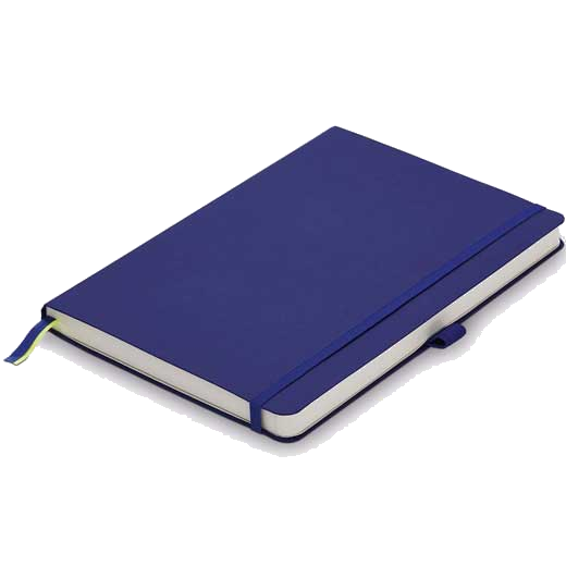 This is the LAMY Blue A5 Softcover Ruled Notebook.