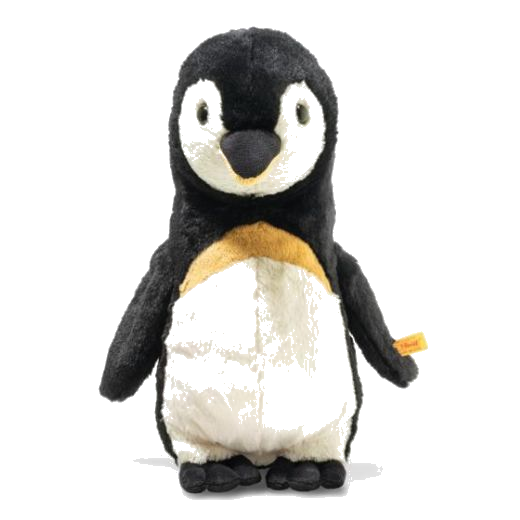 This Steiff Nala the Soft Plush Penguin, 34 cm is made out of soft plush with a synthetic filling that creates a fluffy and cuddly finish.