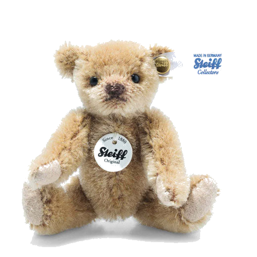 This Mini Light Brown Teddy Bear has been designed by Steiff.