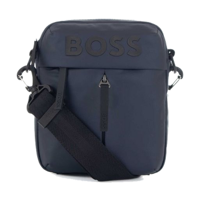 boss stormy dark blue shoulder bag
