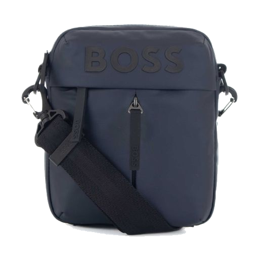 This Stormy Dark Blue Shoulder Bag by BOSS is great for casual wear and can fit basic essentials but is spacious and lightweight.