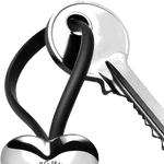 georg jensen heart keyring loop